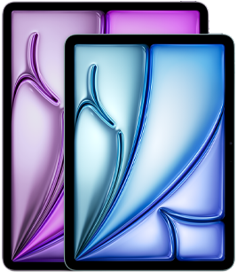 iPad Air in 11 inch and 13 inch showcasing the size difference