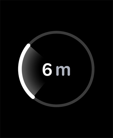 Precizno pronalaženje, bijela traka napretka zaokružuje procijenjenu udaljenost zagubljenog iPhonea