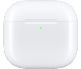 Η θήκη φόρτισης με το καπάκι κλειστό.