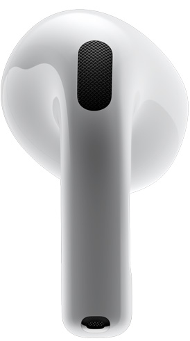 AirPods 4 δείχνοντας την πίσω όψη του AirPod.