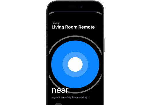 iPhone jest używany do odnalezienia pilota Apple TV Remote