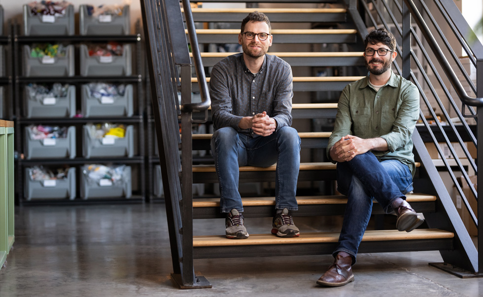 Co-founders Noah Lee and Dane Jensen are on a mission to push the textile industry forwards.