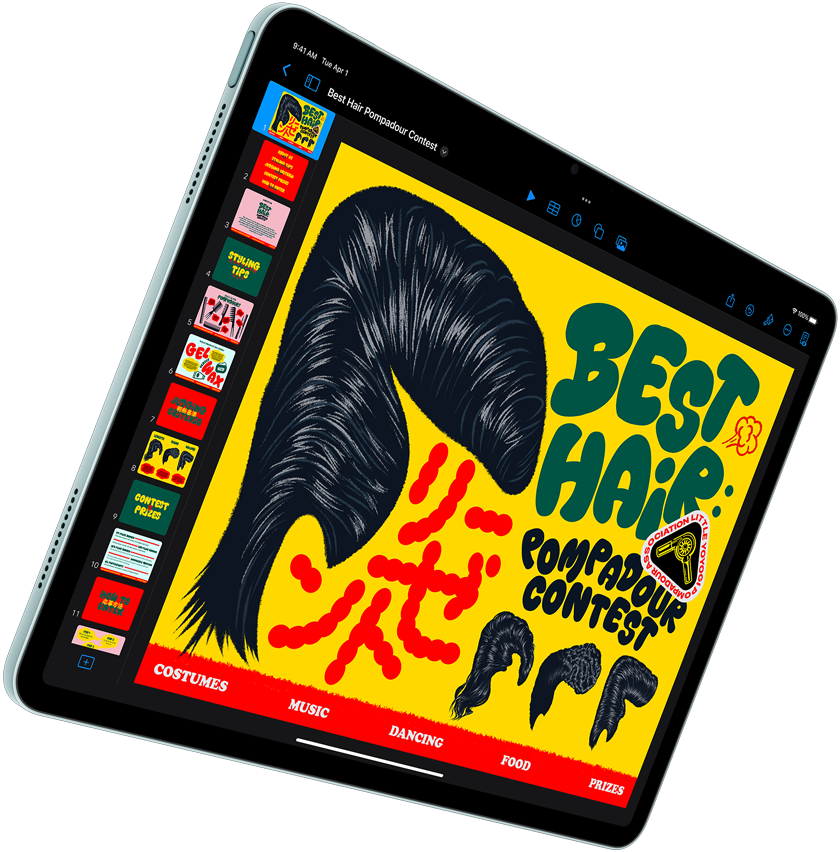 iPad Air w kolorze niebieskim