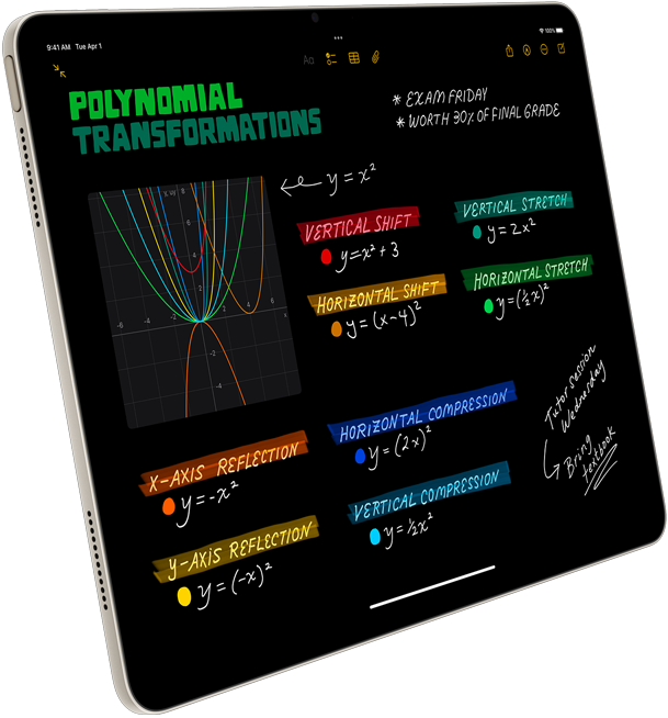 iPad Air w kolorze księżycowej poświaty