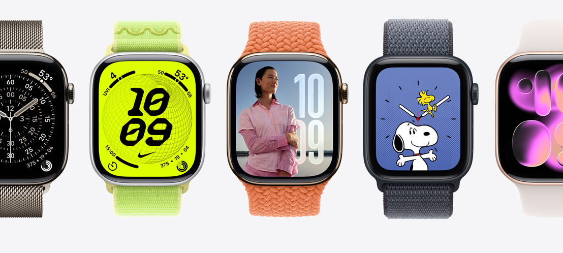 Apple Watch-wijzerplaten: Oriëntatie, Nike, Foto’s, Snoopy, Responsive Art